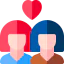 Same sex marriage icon 64x64