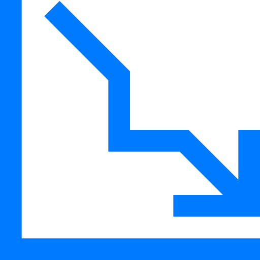 Line chart icon
