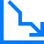 Line chart icon 64x64