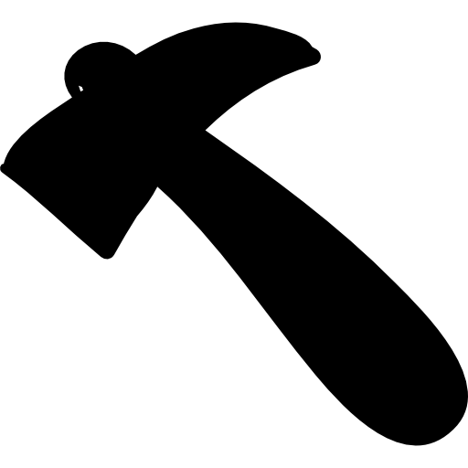 Plain hammer icon