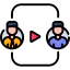 Video sharing icône 64x64
