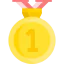 Gold medal icon 64x64