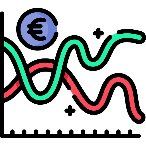 Line chart icon