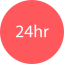 24 hours ícono 64x64