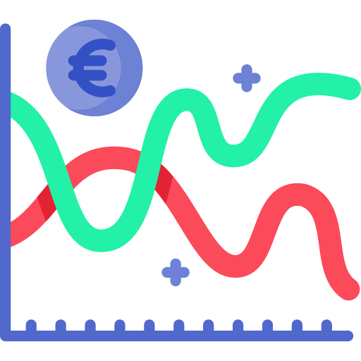 Line chart icon