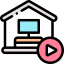 Watching tv Ikona 64x64