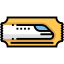 Train ticket icon 64x64