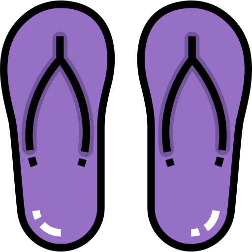 Flip flops icon