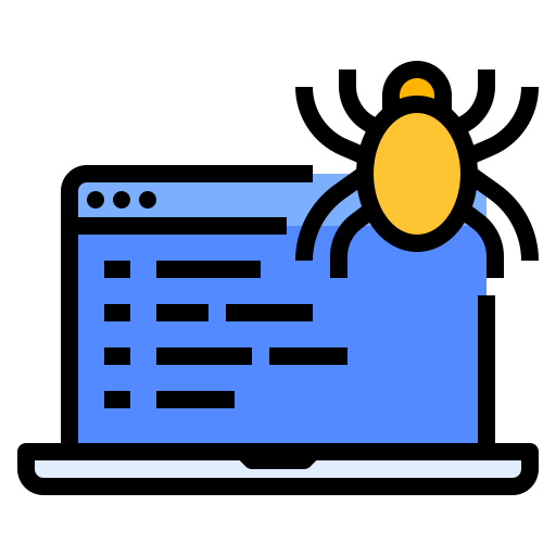 Cyber attack icon