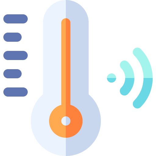 Smart temperature icon