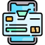 Online shopping icon 64x64