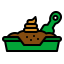 Litter box Symbol 64x64