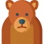 Grizzly bear icon 64x64