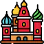 Cathedral of saint basil Ikona 64x64