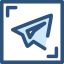 Telegram іконка 64x64