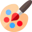 Painting palette icon 64x64
