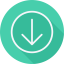Down arrow icon 64x64