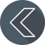 Left chevron Ikona 64x64