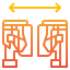 Social distancing Symbol 64x64
