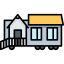 House on wheels icon 64x64