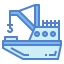 Fishing boat icon 64x64