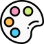 Color palette アイコン 64x64