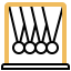 Newtons cradle icon 64x64