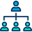 Hierarchical structure icon 64x64