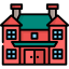Victorian house icon 64x64