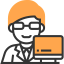 Office worker Ikona 64x64