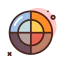 Color wheel icon 64x64