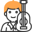 Guitar player icon 64x64
