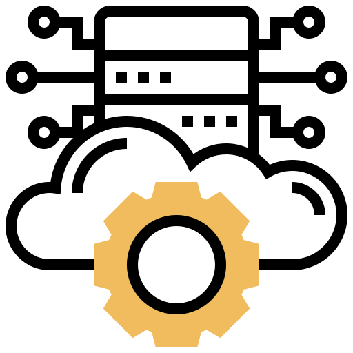 Cloud data icon