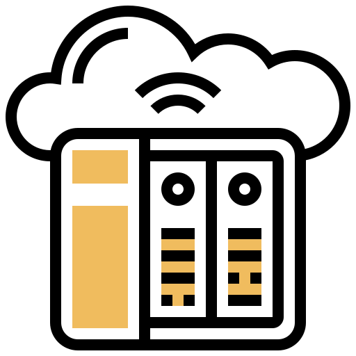 Cloud server icon