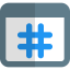 Hashtag ícone 64x64