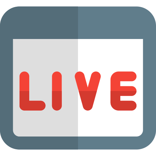 Live streaming icon