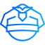 Police cap icon 64x64