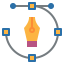 Pen tool ícono 64x64