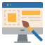Web design icon 64x64