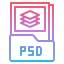 Psd file іконка 64x64