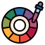 Color picker Ikona 64x64