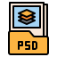 Psd file іконка 64x64