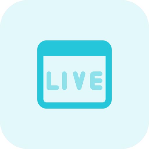 Live streaming icon