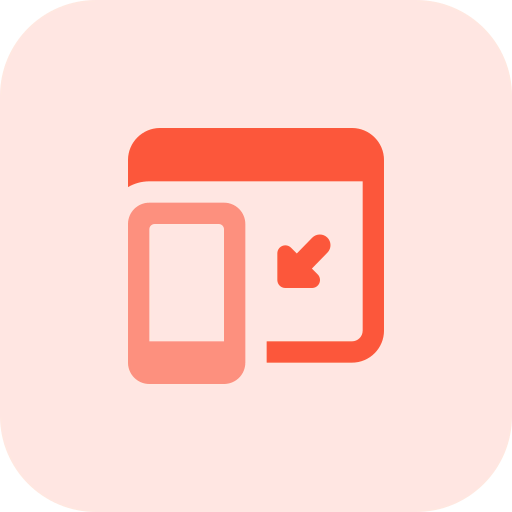 Responsive webpage icon