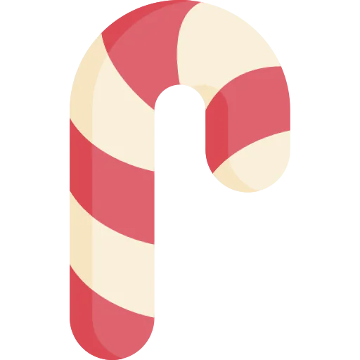 Candy cane icon
