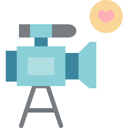 Cinema camera icon