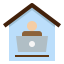 Work from home icon 64x64