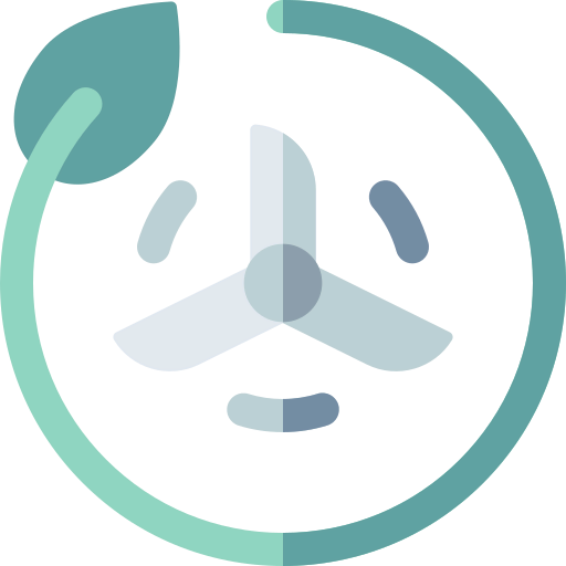 Wind power icon