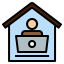 Work from home icon 64x64