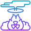 Nuclear energy icon 64x64